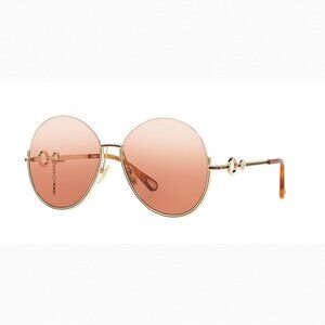 A0051Z Chloé CH0067S XXS (61 - 16) with Orange lenses and Gold frame